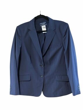 American‎ Airlines By Lands’ End Navy Career Blazer